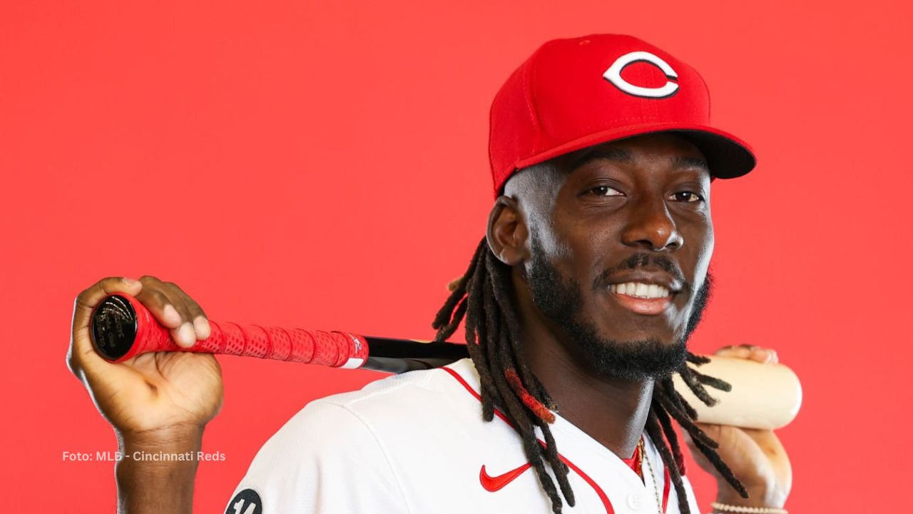 Elly De La Cruz en media day de Cincinnati Reds