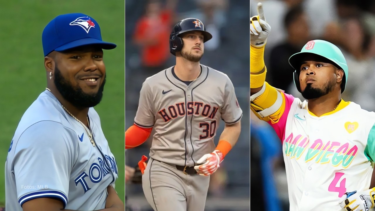 Vladimir Guerrero Jr, Kyle Tucker y Luis Arráez