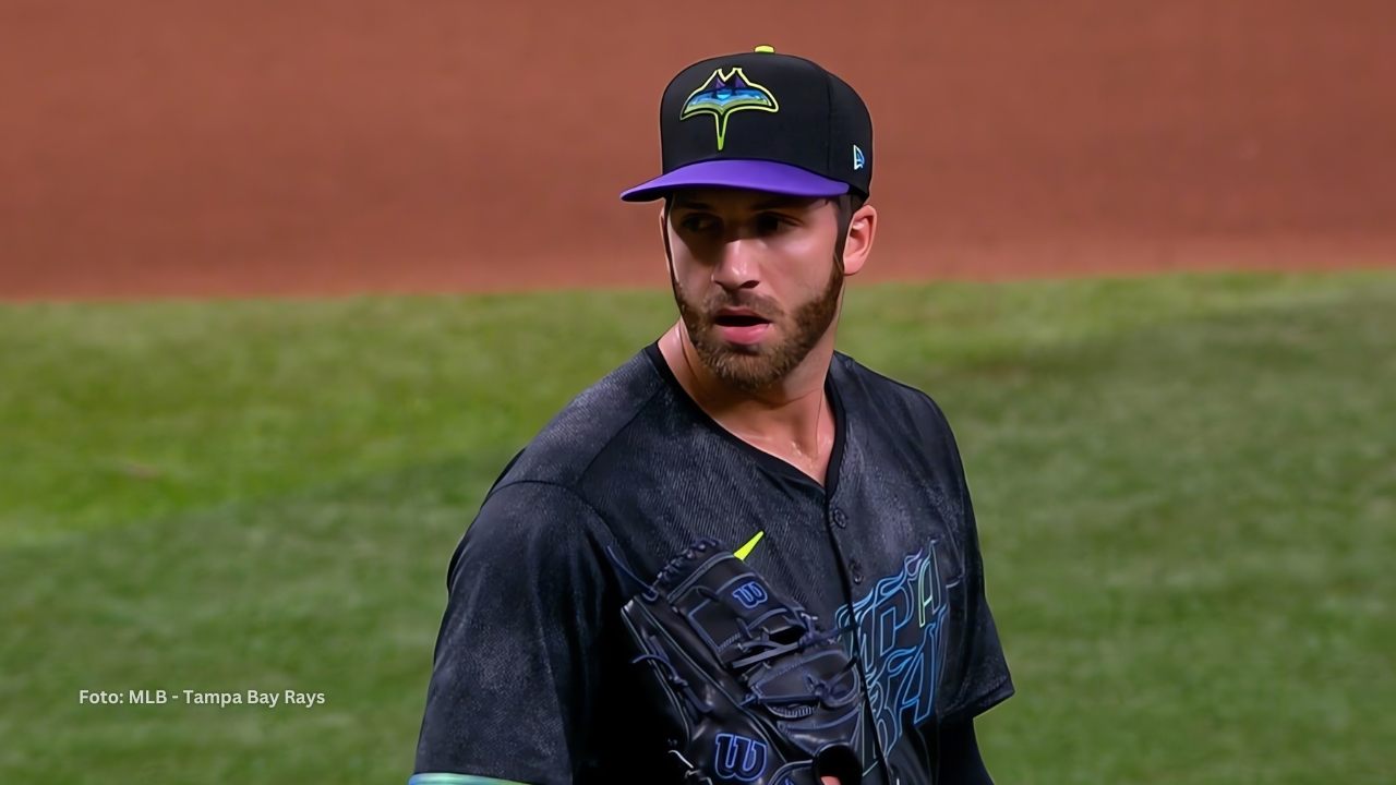 Colin Poche con Tampa Bay Rays