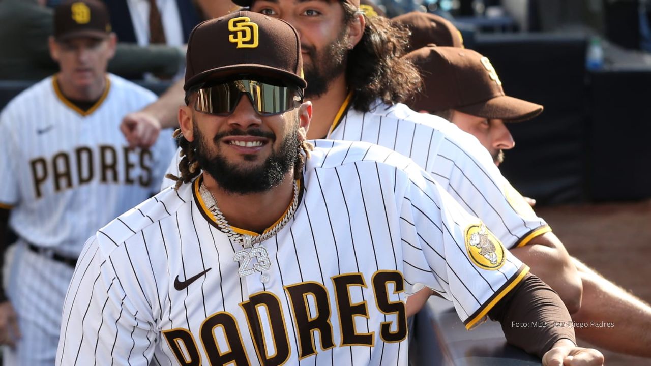 Fernando Tatis Jr con uniforme de San Diego Padres