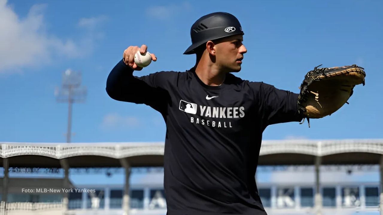 JC Escarra jugando con Yankees