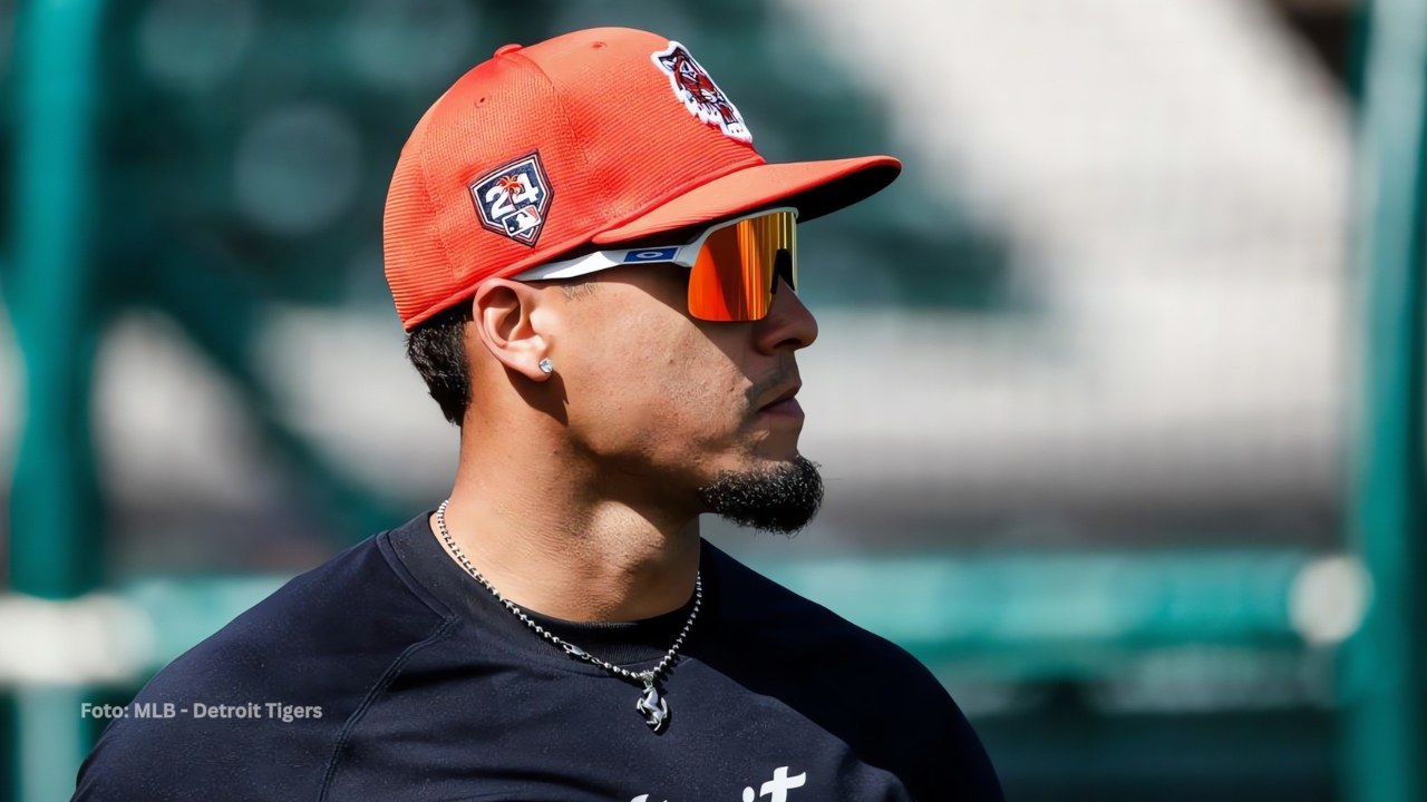 Javier Báez con el conjunto de Detroit Tigers