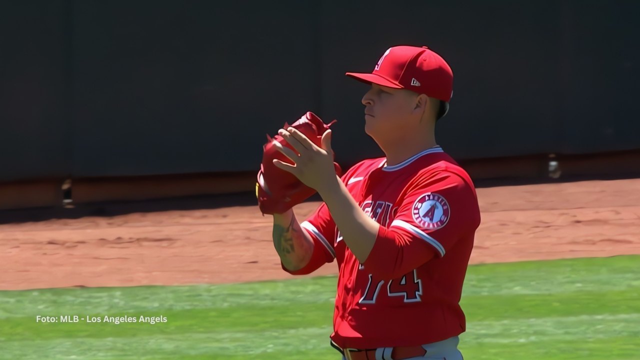 Jonathan Diaz con Los Angeles Angels