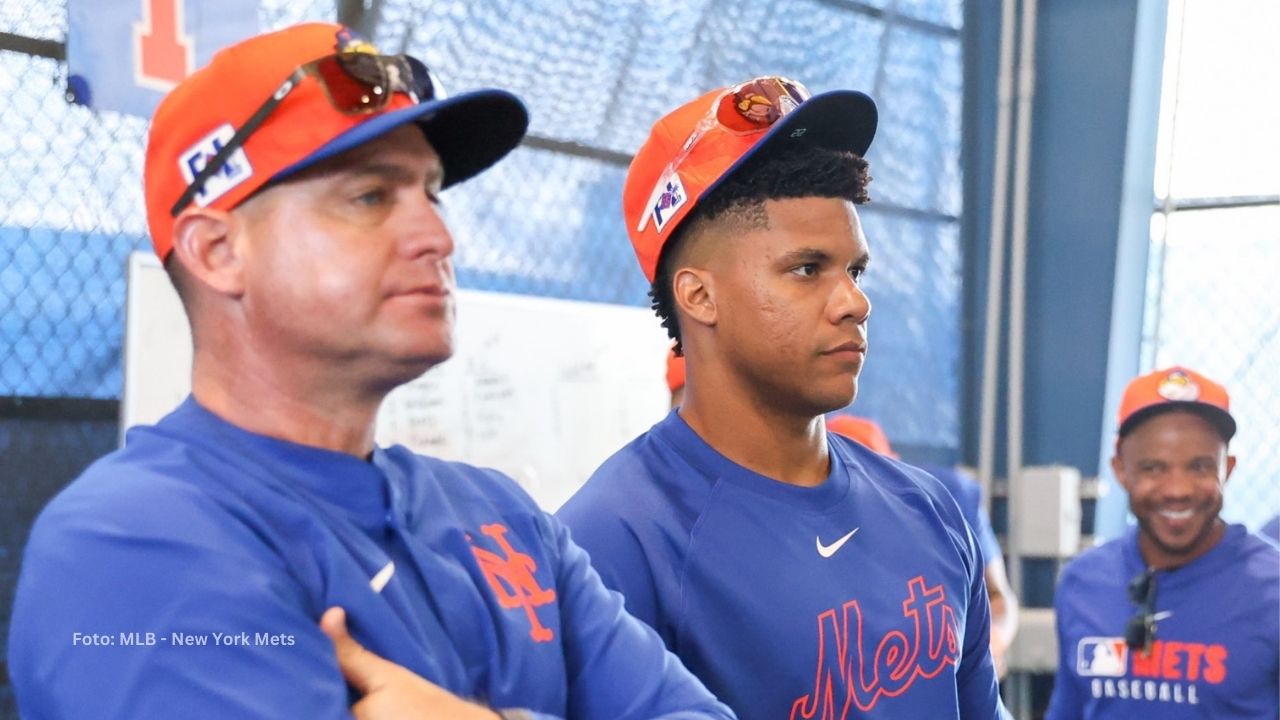 Juan Soto no pudo ocultar la felicidad que le genera formar parte de la franquicia de New York Mets.