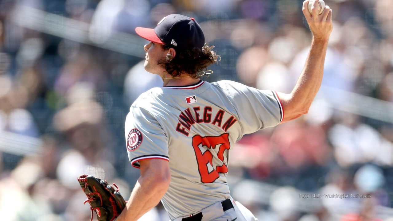 Desde que debutó con Washington Nationals en la MLB, Kyle Finnegan ha sido una de las piezas más consistentes en las últimas entradas.