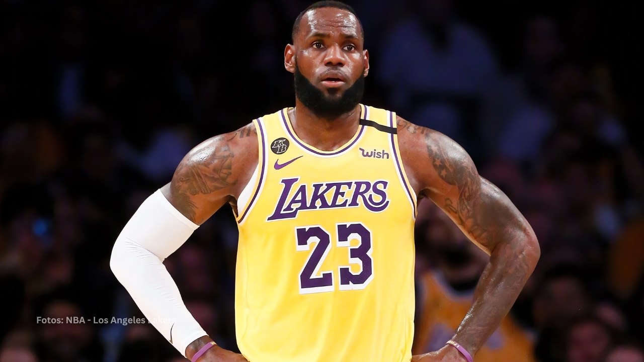 LeBron James con Los Angeles Lakers