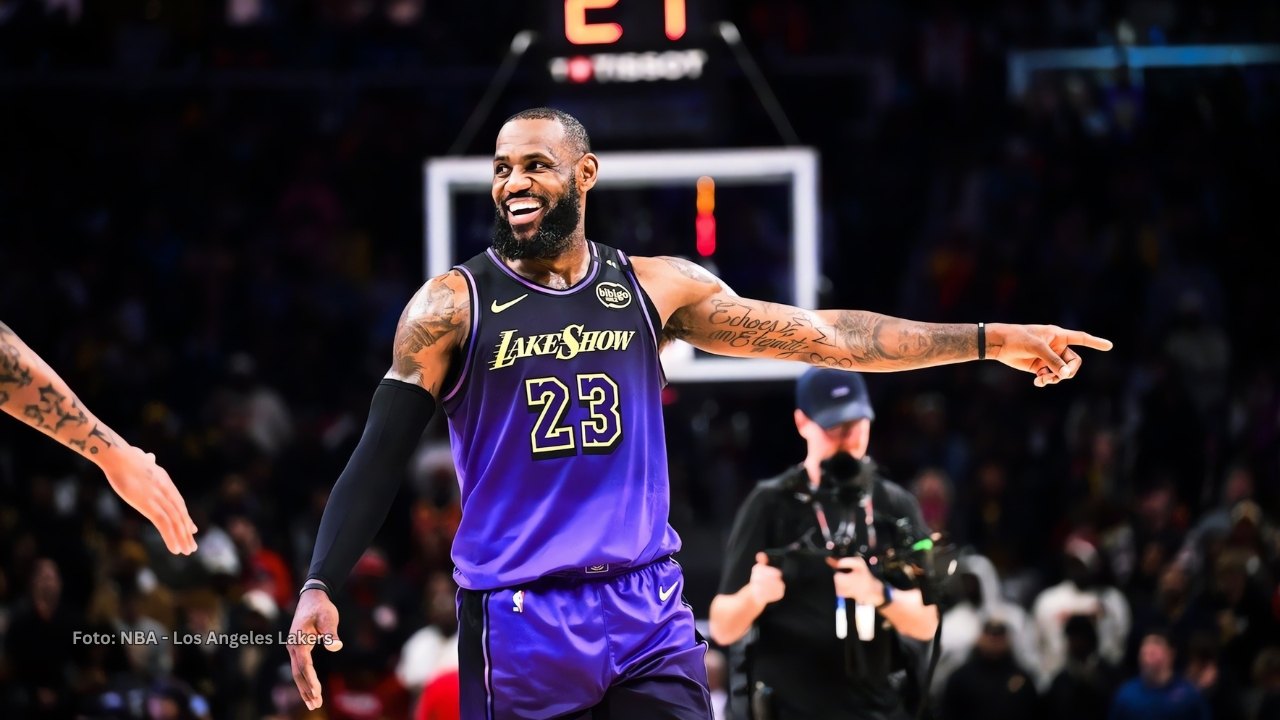 LeBron James con Los Angeles Lakers