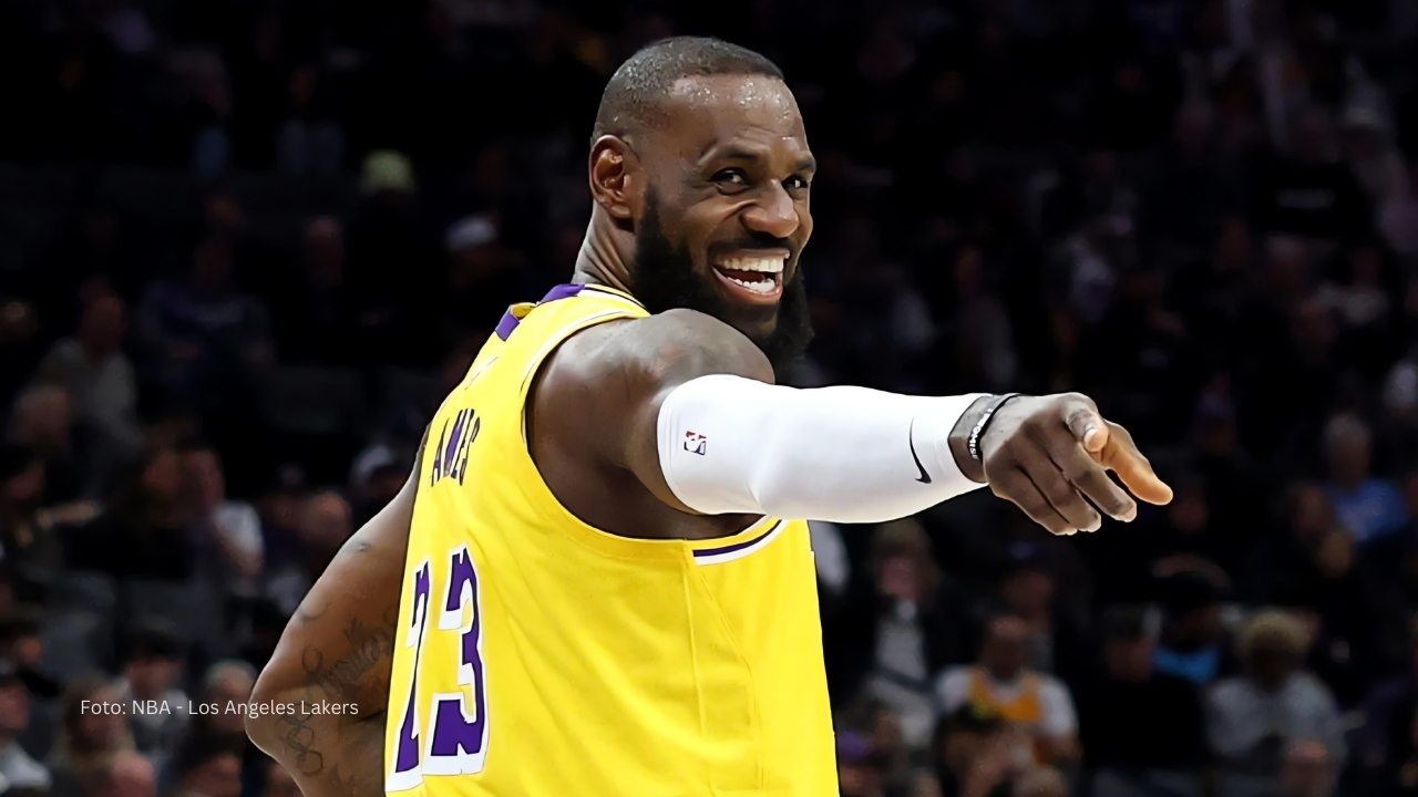 LeBron James con Los Angeles Lakers