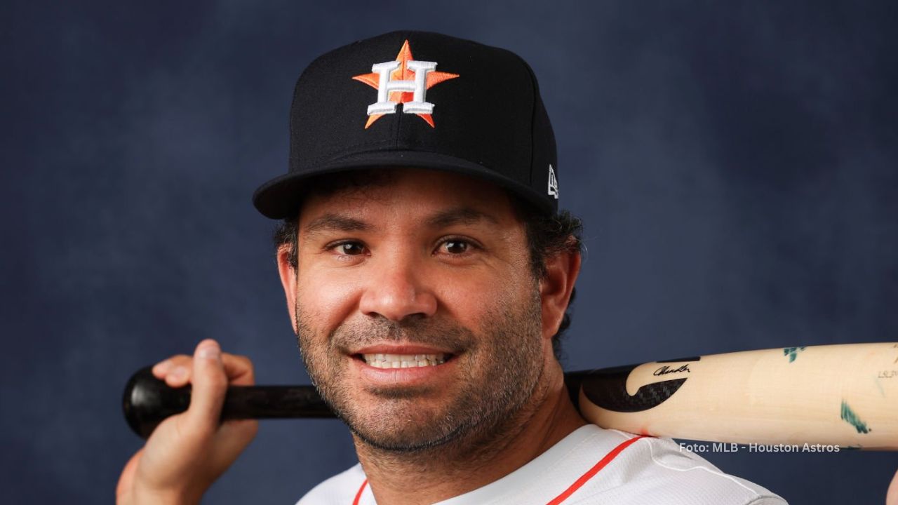 Jose Altuve en media day de Houston Astros