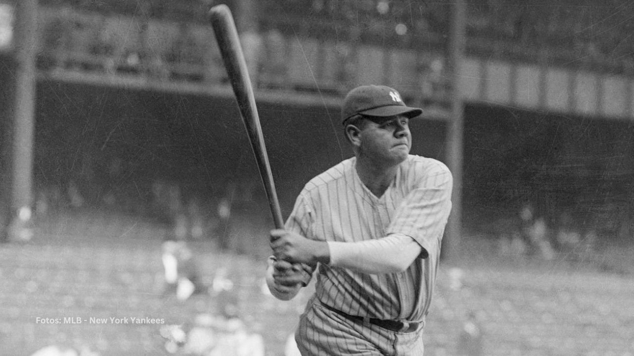 Babe Ruth tomando turno en MLB