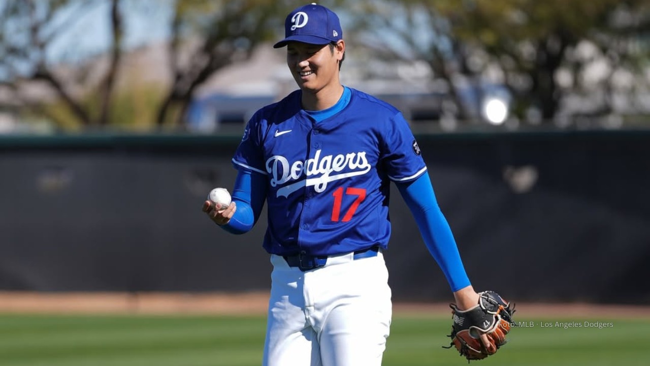 Shohei Ohtani con Uniforme de Los Angeles Dodgers