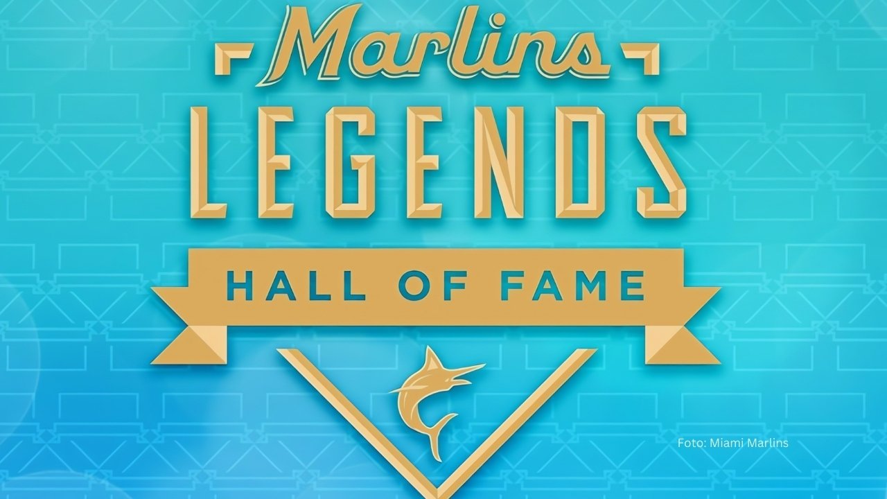 Logo del Salón de la Fama de Miami Marlins