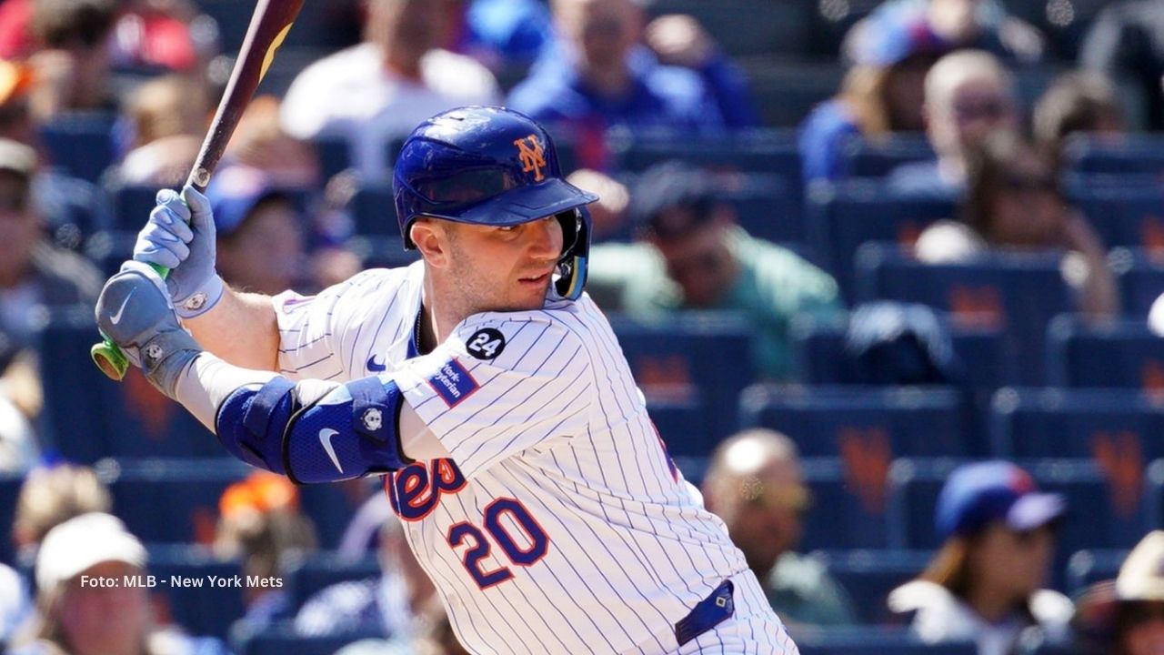 Pete Alonso con Mets en MLB