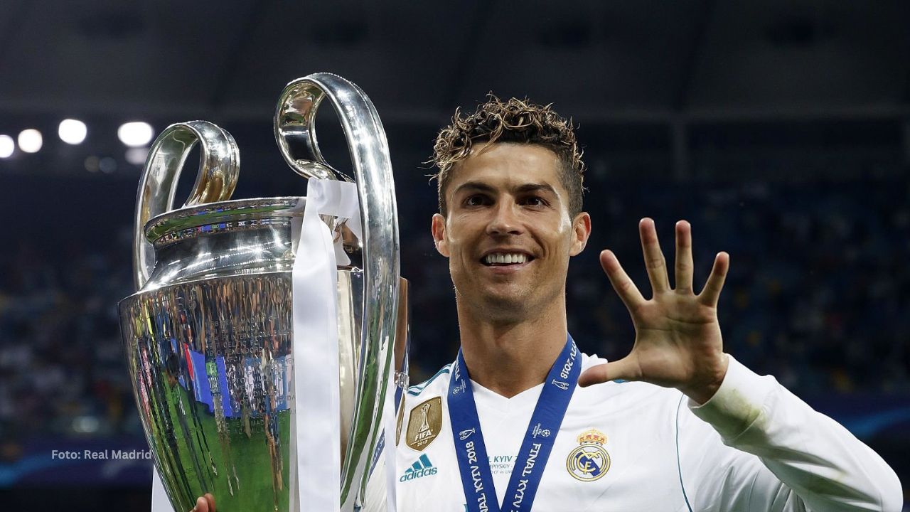 Cristiano Ronaldo con el Real Madrid