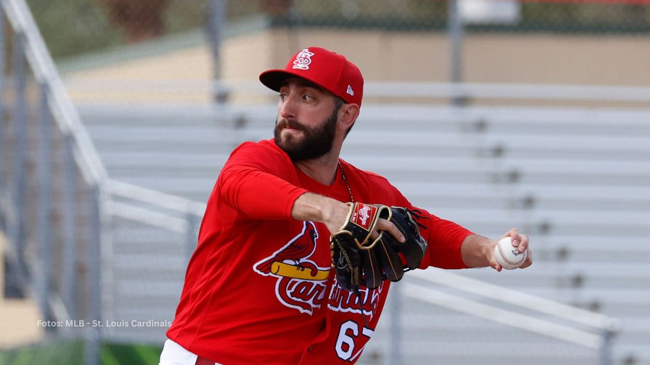 Rob Kaminsky acumuló cinco presentaciones en 2020 con la franquicia de St Louis Cardinals.