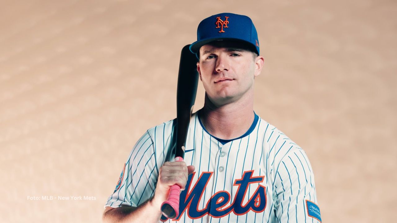 Pete Alonso en Media Day de New York Mets