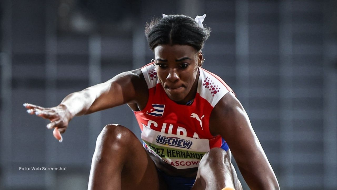 Leyanis Pérez implantó un récord absoluto para el Meeting Indoor de Lyon, gracias a un salto de 14.25 metros.