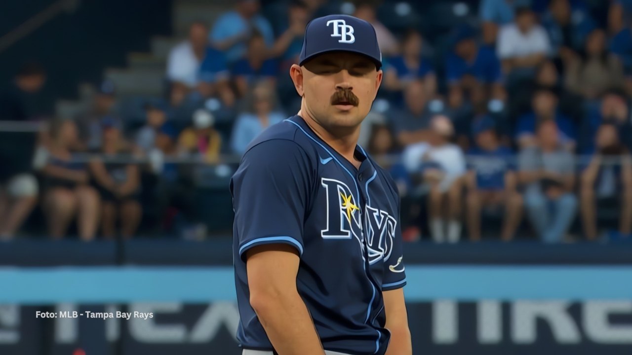 Tyler Alexander con Tampa Bay Rays