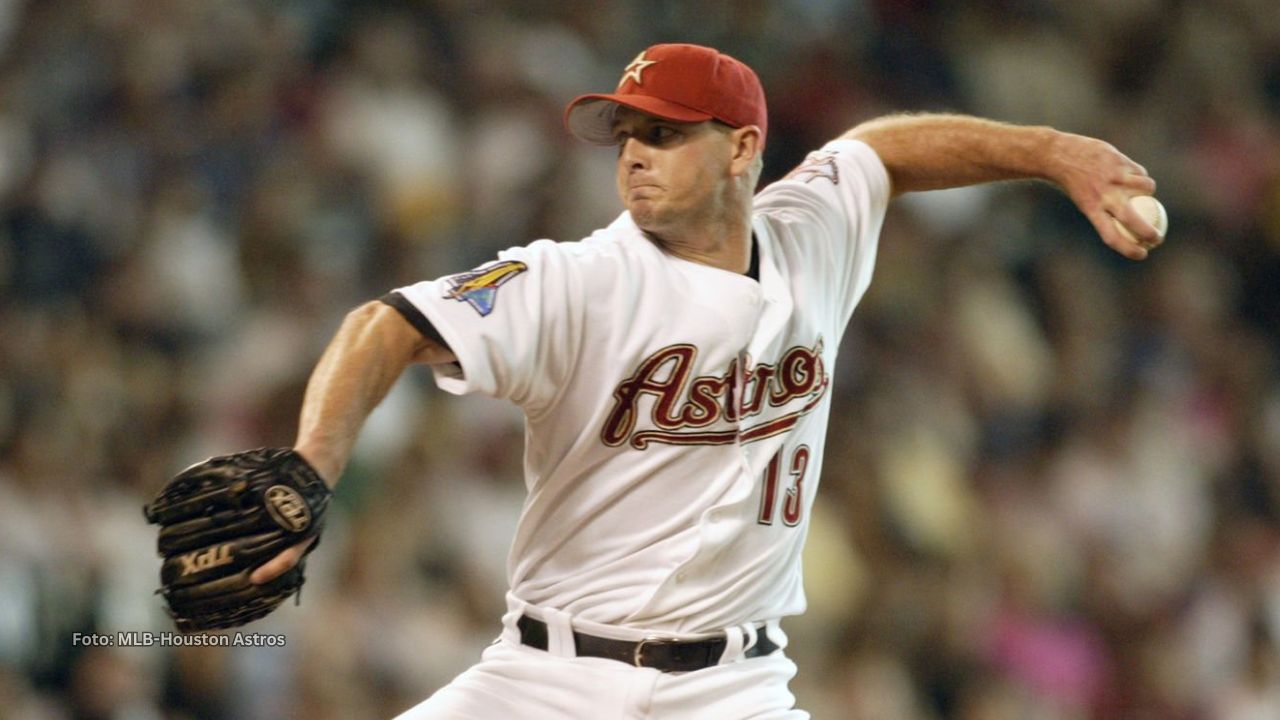 Billy Wagner lanzando con Houston Astros