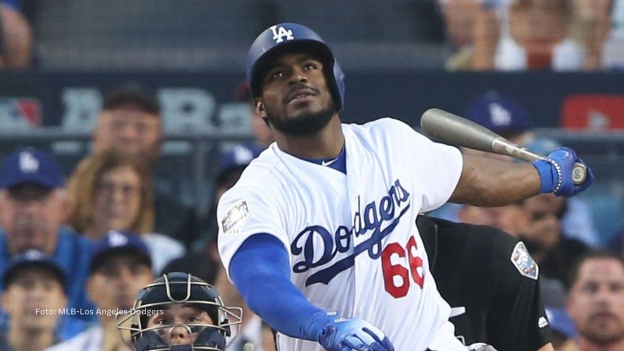 Yasiel Puig jugó 712 partidos con Los Angeles Dodgers, la mayor cantidad para cubanos con la organización.