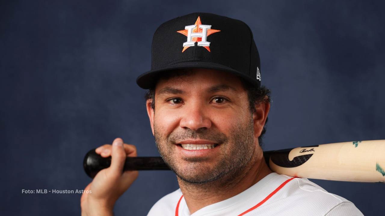 Jose Altuve en el Media Day de Astros