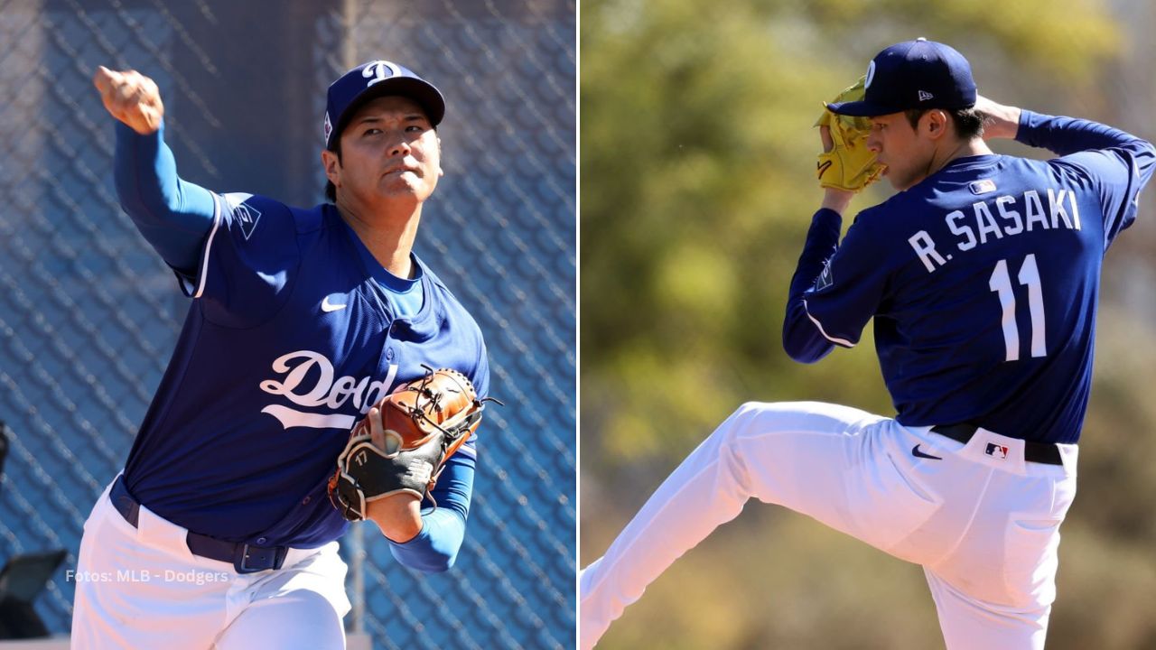 Dodgers: 2 lanzadores japoneses, Ohtani y Sasaki