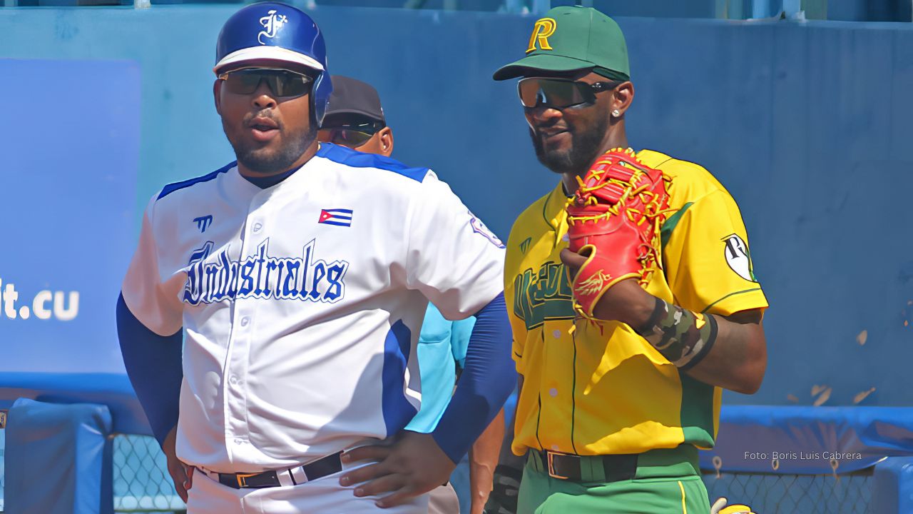 Alexei Ramírez y Yasmany Tomas