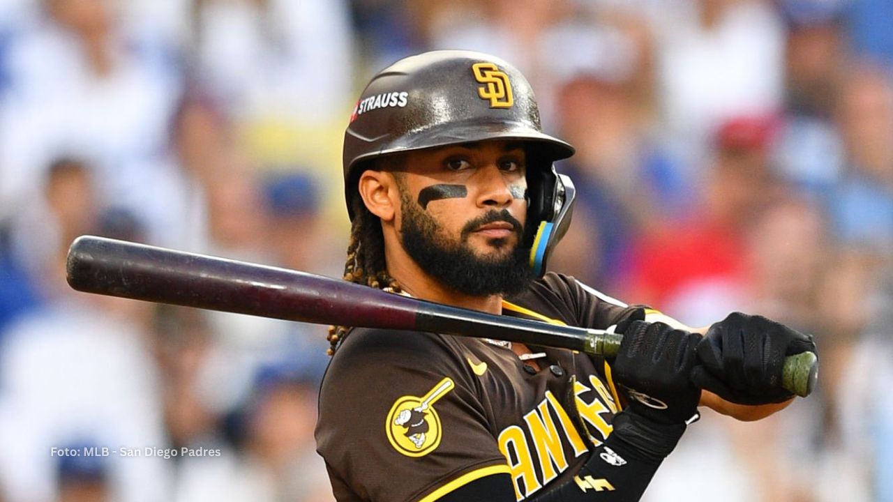 Fernando Tatis Jr con el uniforme de San Diego Padres