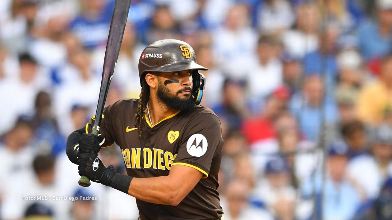 Fernando Tatis Jr con el uniforme de San Diego Padres