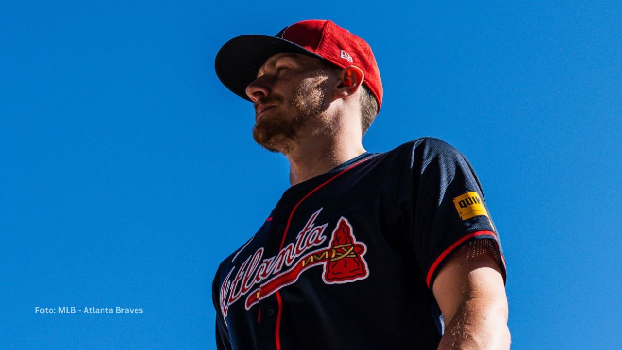 Sean Murphy con el uniforme de Atlanta Braves en los Spring Training