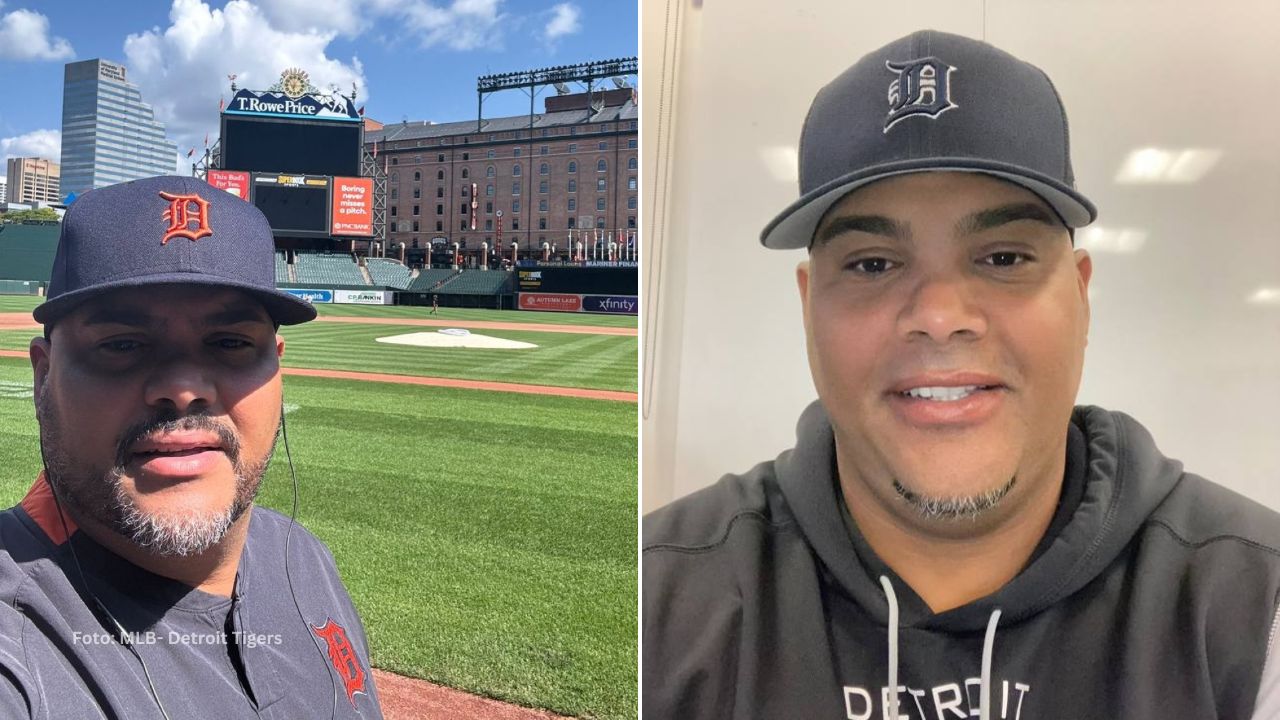 Brayan Peña, coach de Detroit Tigers