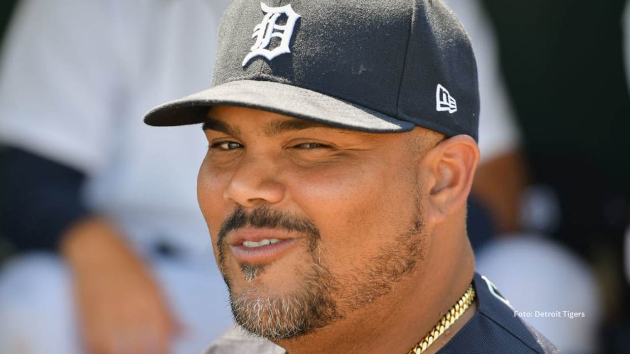 Brayan Peña con Detroit Tigers en entrenamientos primaverales de MLB.