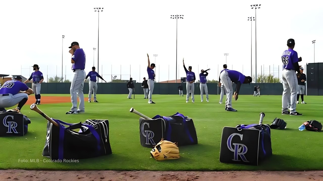 Jugadores de Colorado Rockies en el Spring Training