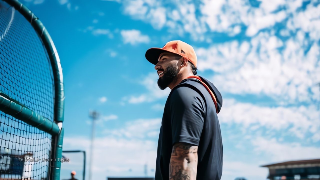 Gleyber Torres en practica con Detroit Tigers