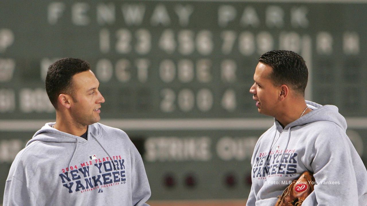 Derek Jeter y Alex Rodríguez en 2004.