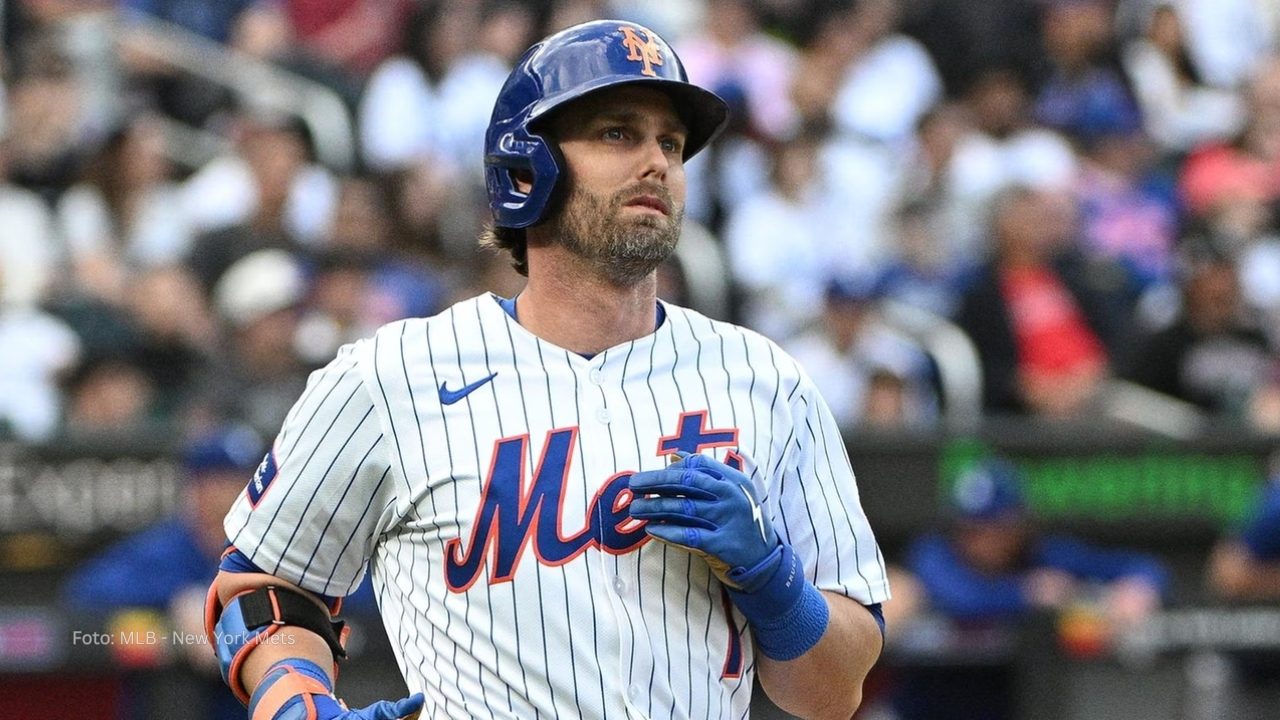 Jeff McNeil en un juego con New York Mets