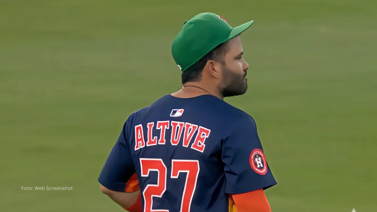 Jose Altuve en un compromiso de Spring Training con Houston Astros