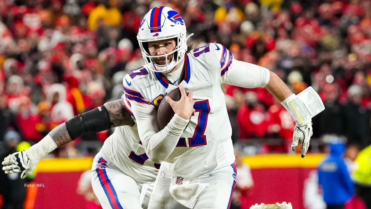 El quarterback Josh Allen con Buffalo Bills