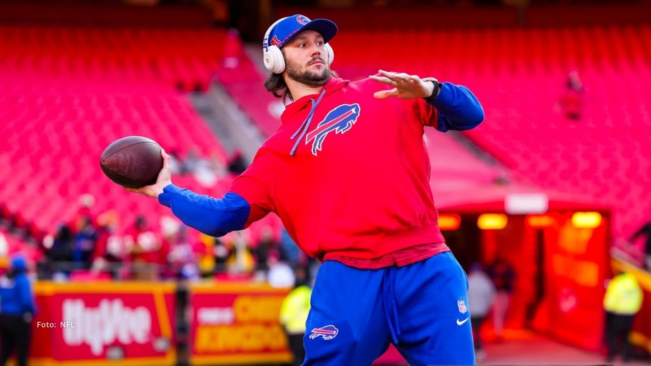 El quarterback Josh Allen con Buffalo Bills