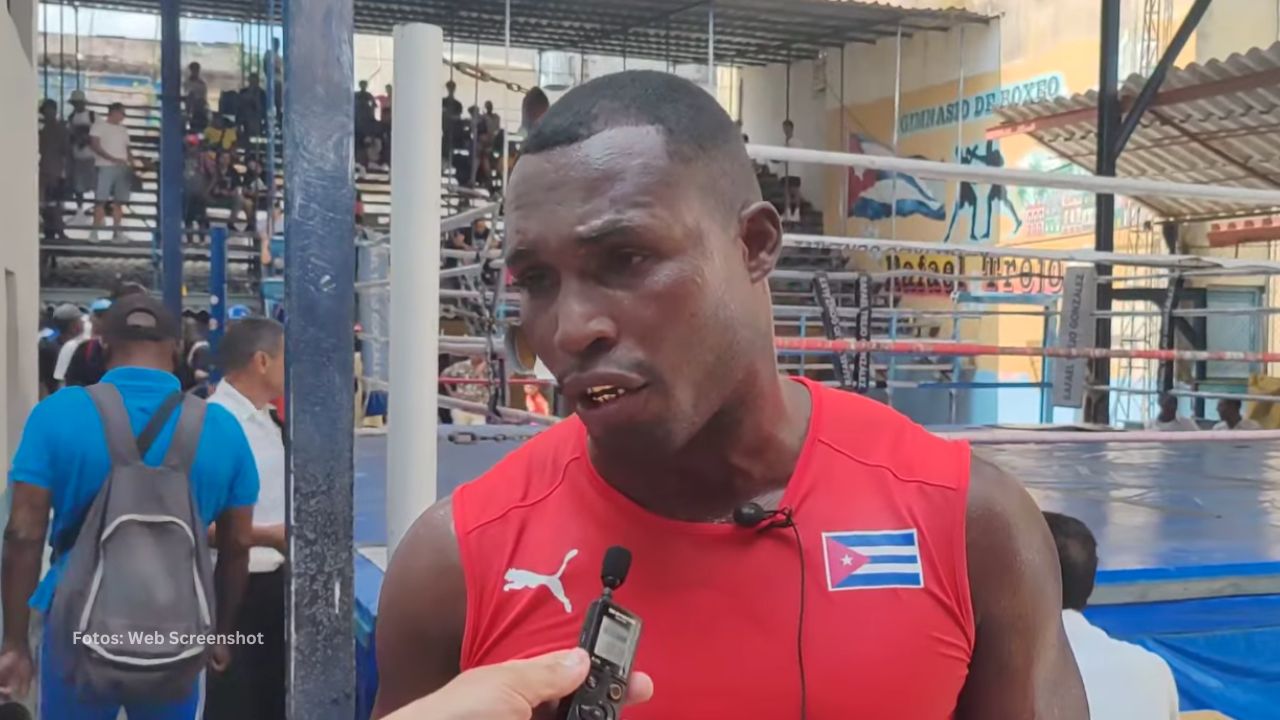 Julio César La Cruz declarando tras combate