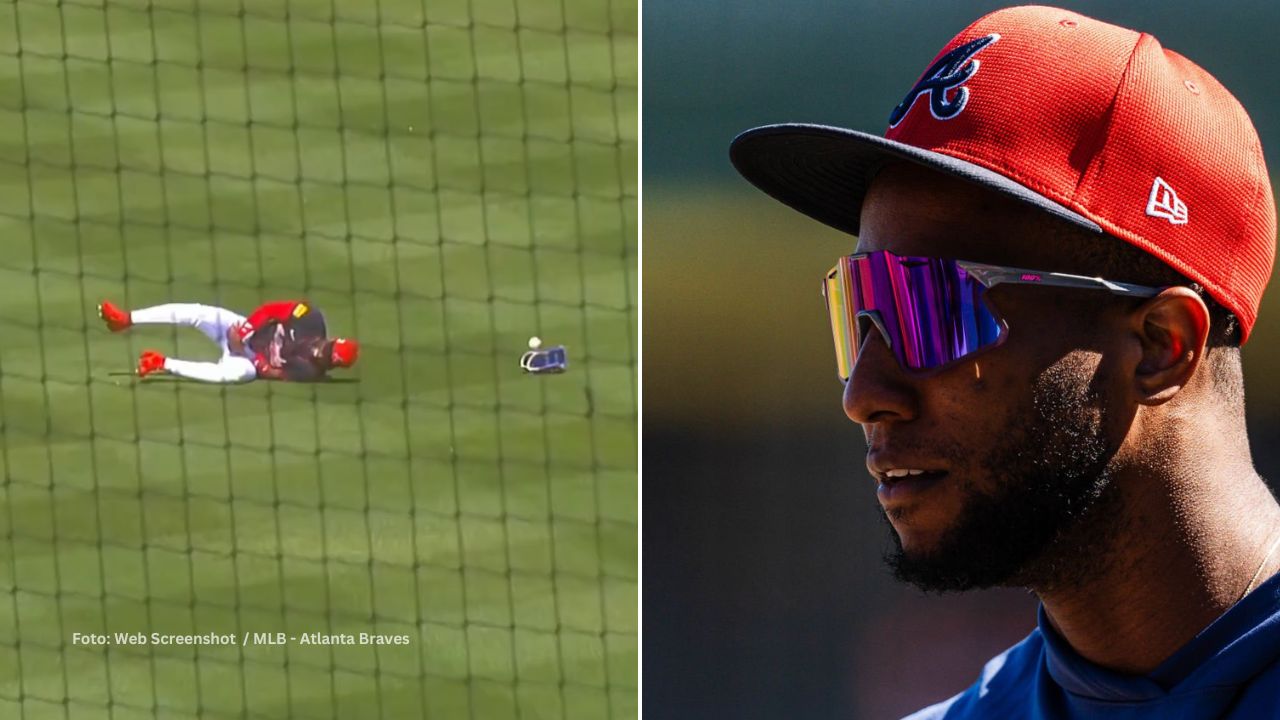 Jurickson Profar con el uniforme de Atlanta Braves