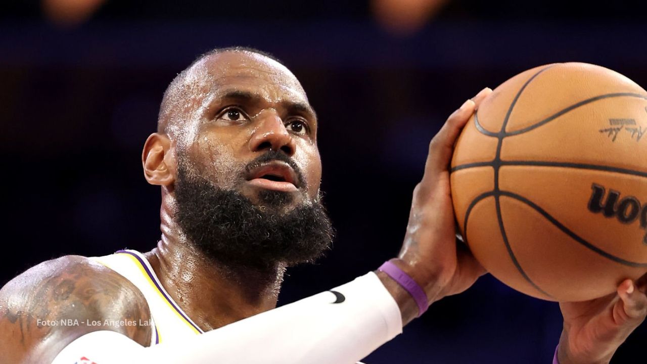 LeBron James con Los Angeles Lakers