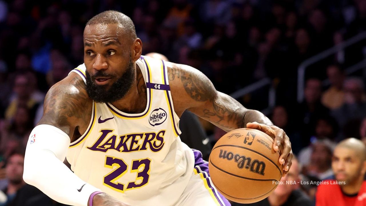 LeBron James con Los Angeles Lakers