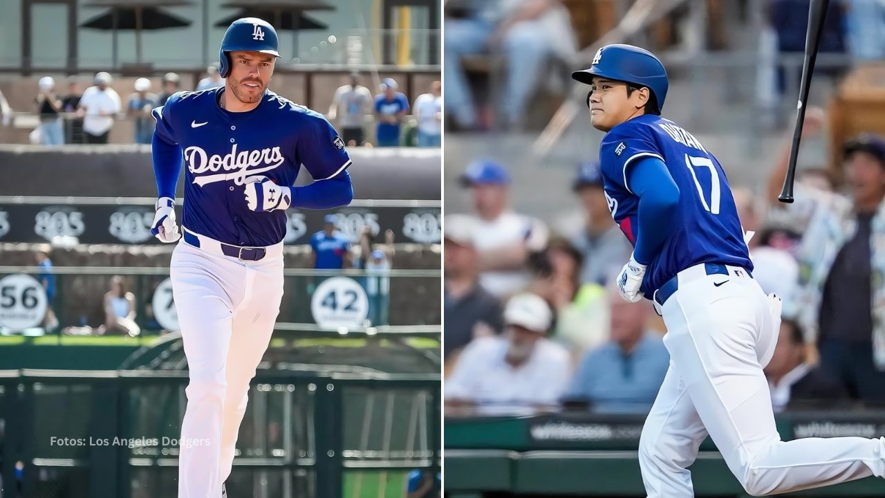 Freddy Freeman y Shohei Ohtani. Los Angeles Dodgers