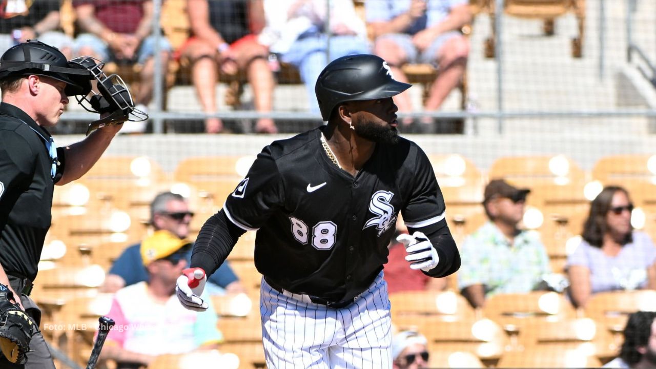 Luis Robert Jr. en el Spring Training con Chicago