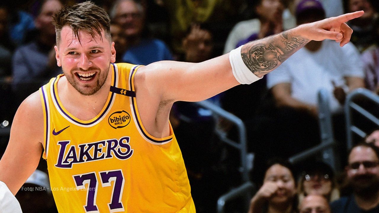 Luka Doncic con Los Angeles Lakers