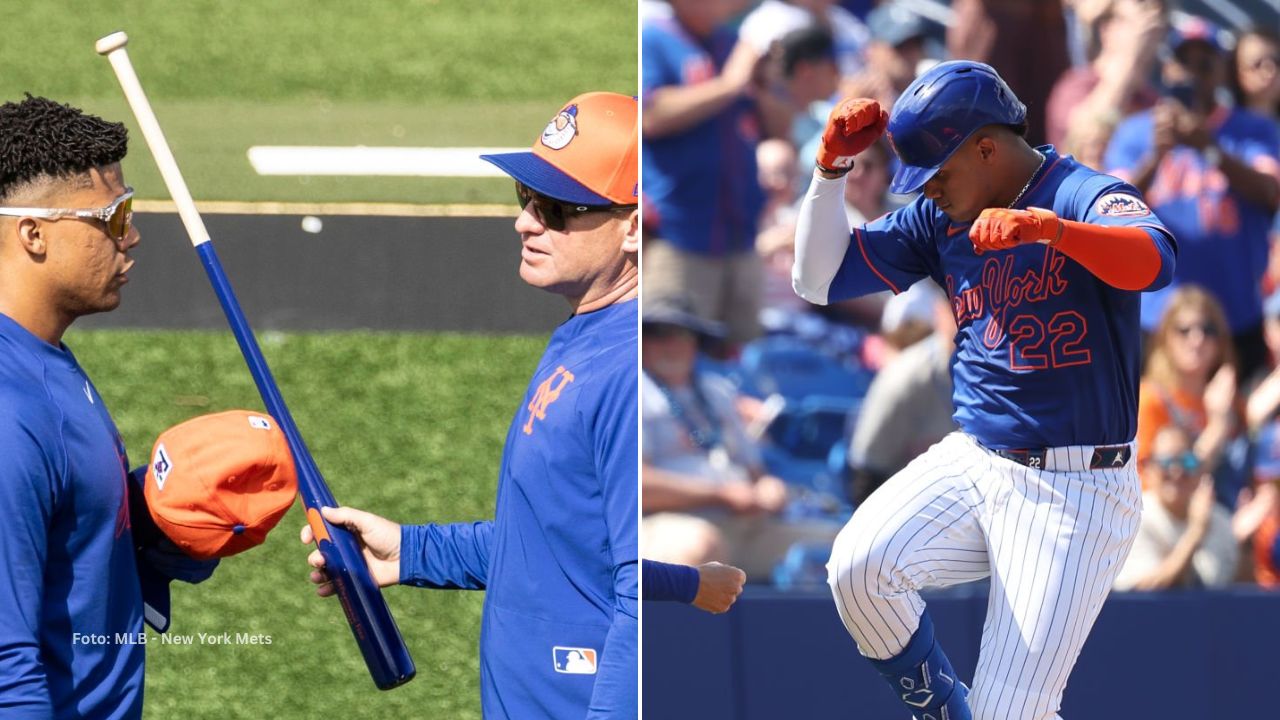 Juan Soto con el uniforme de New York Mets