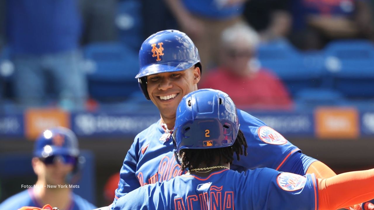 Juan Soto con el uniforme de New York Mets