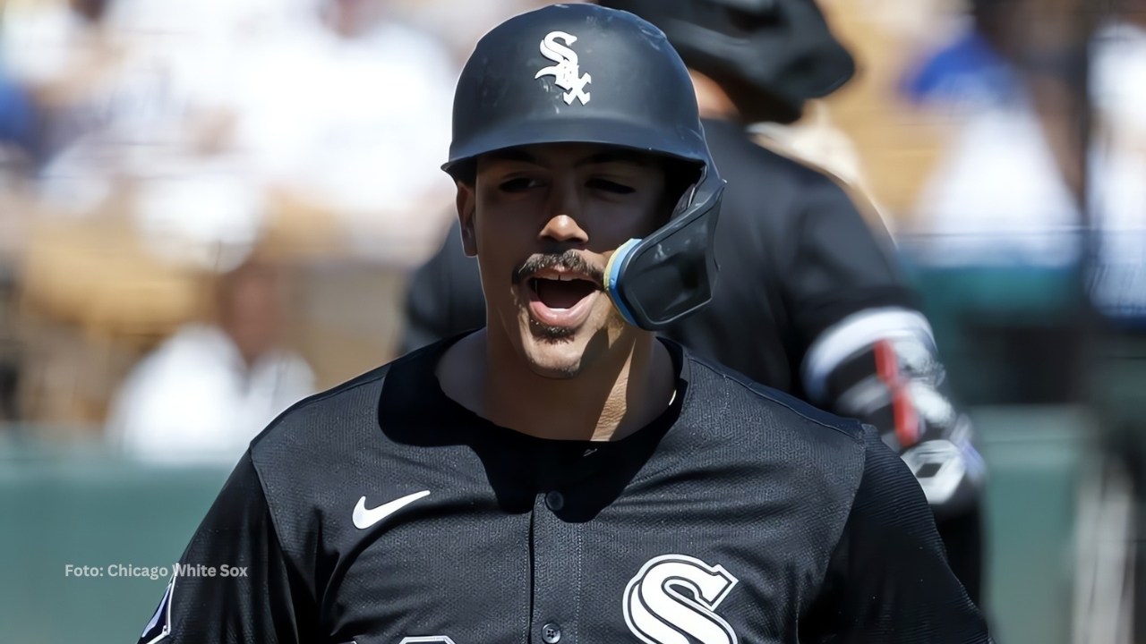 Miguel Vargas con el conjunto de Chicago White Sox