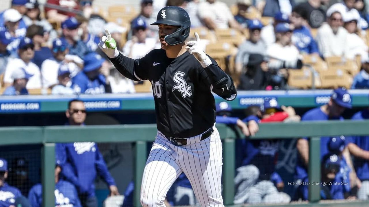 Miguel Vargas con uniforme de Chicago White Sox